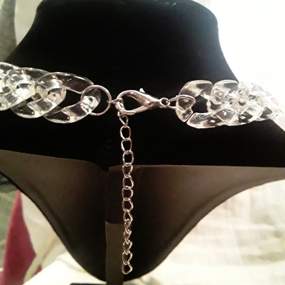 💥💥Beautiful clear acrylic cuban link 🥰🥰 - Picture 4 of 4